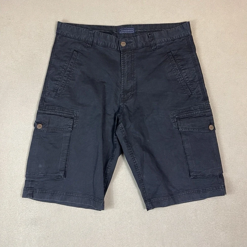 David Smith Australia Shorts‎ Mens 34 Black Cargo Short Outdoor Casual Adult